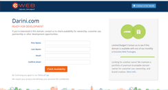 Desktop Screenshot of darini.com